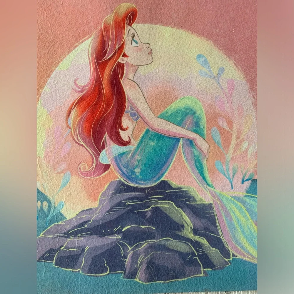 Disney aerial little mermaid, Rubber Doormat 18X30
